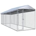 Miniatyrbild 2 av 7: Hundkojor & rastgårdar - Living Hundkennel för utomhusbruk med tak 760x190x225 cm