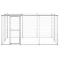 Pikkukuva 3 / 7: Koiranhäkit & aitaukset - Living Koiran ulkohäkki katolla galvanoitu teräs 7,26 m²