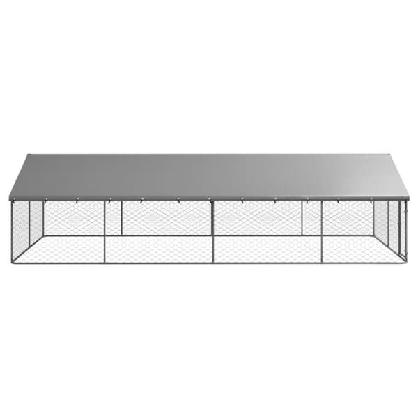 Koiranhäkit & aitaukset - Living Koiran ulkohäkki katoksella 600x300x150 cm