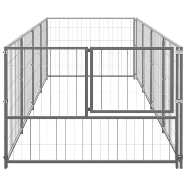 Koiranhäkit & aitaukset - Living Koiranhäkki hopea 4 m² teräs