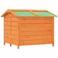 Miniatyrbillede 6 af 8: Hundebure & løbegårde - Living hundehus 96x87x80,5 cm massivt fyrretræ brun