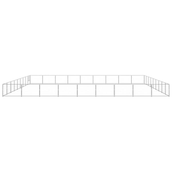 Koiranhäkit & aitaukset - Living Koiranhäkki hopea 81 m² teräs