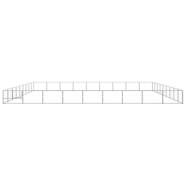 Koiranhäkit & aitaukset - Living Koiranhäkki hopea 81 m² teräs