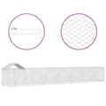 Pikkukuva 3 / 5: Koiranhäkit & aitaukset - Living Koiran ulkohäkki katolla hopea 14x2x2,5 m galvanoitu teräs