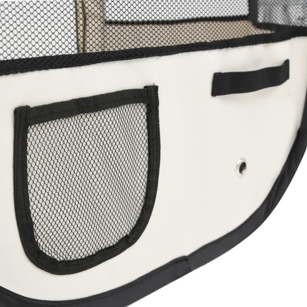 Taitettava koirien pentuaitaus kantolaukulla sin. 145x145x61 cm - Koiran Pentuaitaus - Koirien Pentuaitaukset - Home & Living