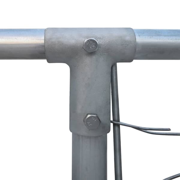 Udendørs hundeløbegård 2 x 2 x 1 m galvaniseret stål - Hundehus - Hundehuse - Home & Living