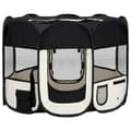 Miniatyrbillede 3 af 11: Foldbar hundegård med bæretaske 90x90x58 cm sort - Hundegård - Hundegårde - Home & Living