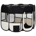Miniatyrbillede 4 af 11: Foldbar hundegård med bæretaske 90x90x58 cm sort - Hundegård - Hundegårde - Home & Living