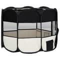 Miniatyrbillede 5 af 11: Foldbar hundegård med bæretaske 90x90x58 cm sort - Hundegård - Hundegårde - Home & Living