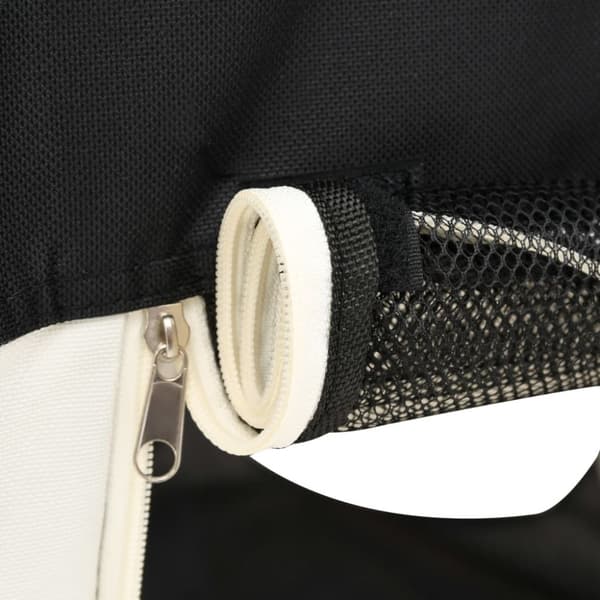 Foldbar hundegård med bæretaske 90x90x58 cm sort - Hundegård - Hundegårde - Home & Living