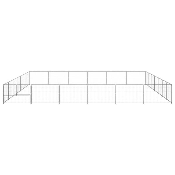 Hundgård silver 42 m² stål