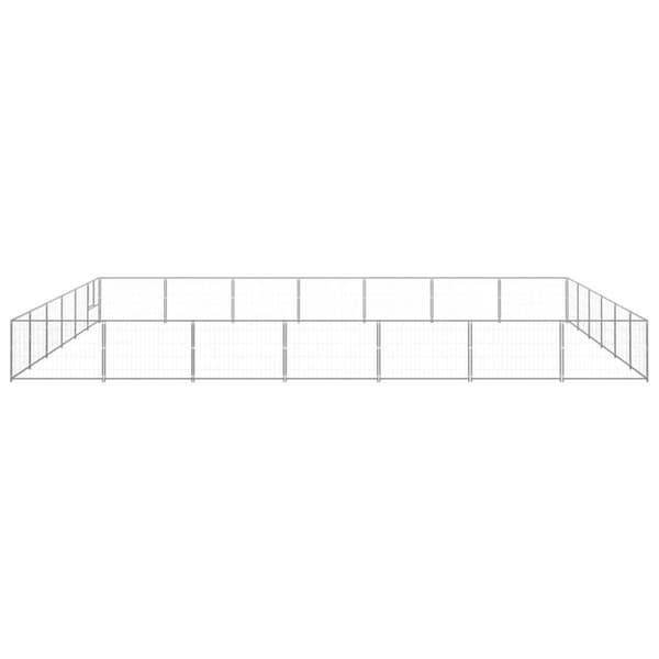Hundgård silver 42 m² stål