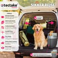 Miniatyrbillede 2 af 8: Hundegitter til bil Balu, breddejusterbar, 2 sikkerhedsseler - sort