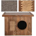 Miniatyrbild 3 av 4: Kattens hus - Springos - Trämodell - 49,5 x 58 x 36 cm - Utomhus - Isolerad