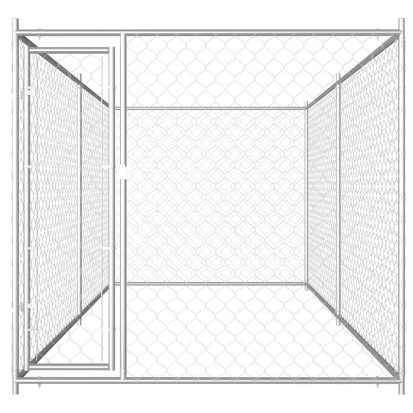 Hundgård för utomhusbruk 382x192x185 cm