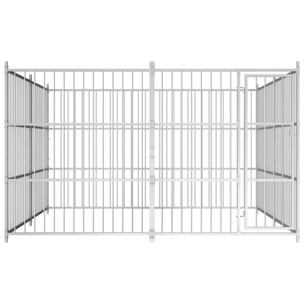 Hundgård för utomhusbruk 300x300x185 cm