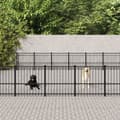 Miniatyrbild 1 av 2: Hundgård för utomhusbruk stål 59,28 m²