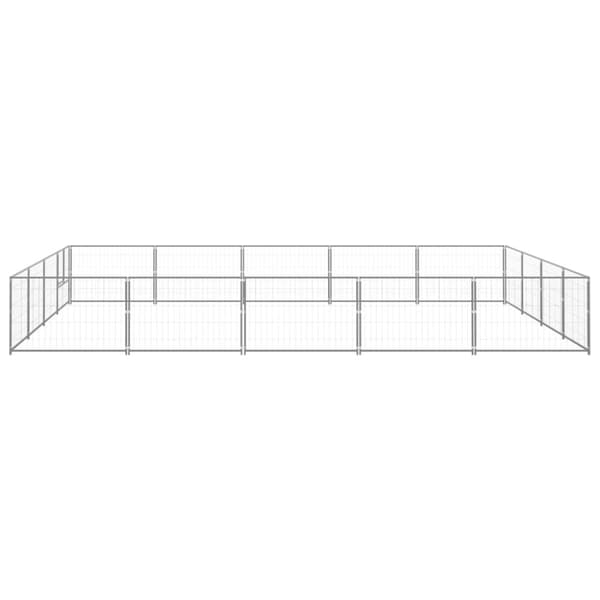 Hundgård silver 20 m² stål