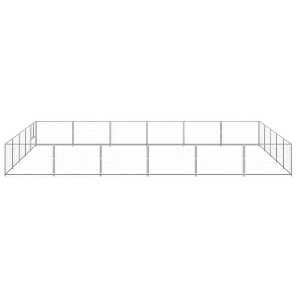 Hundgård silver 30 m² stål