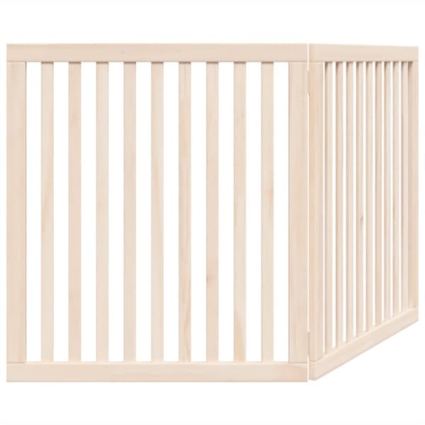 hundelåge 2 paneler 160 cm poppeltræ