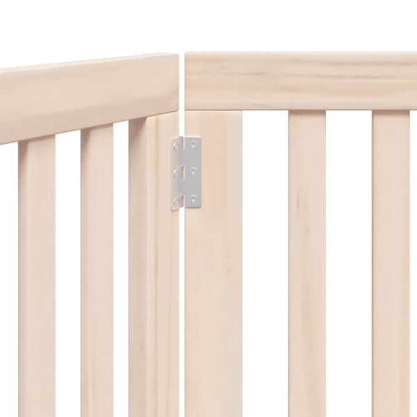 hundelåge 2 paneler 160 cm poppeltræ