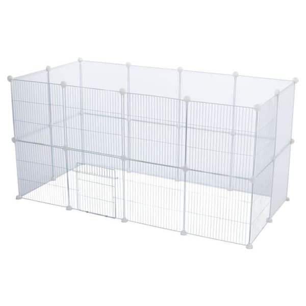 444027 TRIXIE Inomhusbur för gnagare 140x35x70 cm Vit