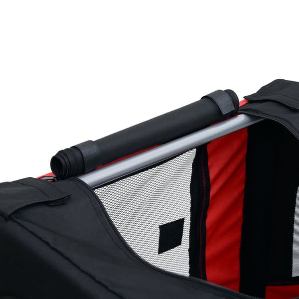 Rootzin polkupyörän perävaunu koirille - lemmikkieläinten kantaja - koiran kärry - vedenpitävä - enintään 30 kg - 130L x 73w x 90h cm