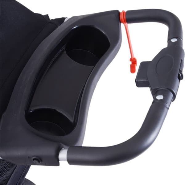 Rootz Poussette Buggy for Dogs - Pet klapvogn - Vandtæt transportør - Komfort og mobilitet - 75L X 46W X 94H CM