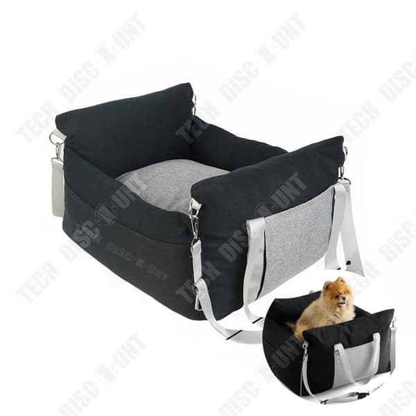 TD® Small Dog Car Kennel Vattentät Hund Säkerhetssits Pet Car Bag