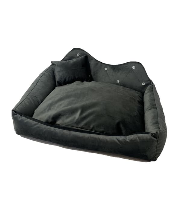 GO GIFT Prince grafit XXL - kæledyrsseng - 70 x 55 x 12 cm