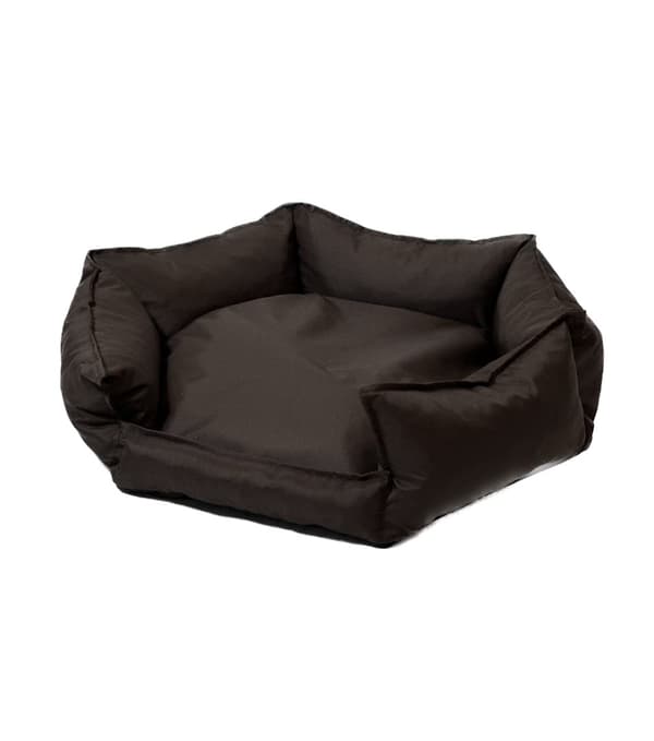 GO GIFT - Hexagon sort XL - kæledyrsseng - 75 x 55 x 15 cm