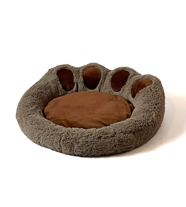 GO GIFT Hunde- og katteseng XXL - brun - 85x85 cm