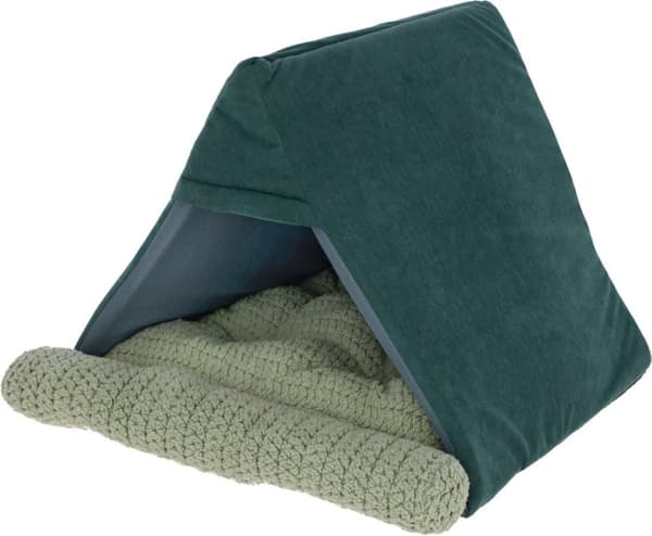 KERBL Anne Cave Green - Kæledyrsseng - 45x40x34 cm