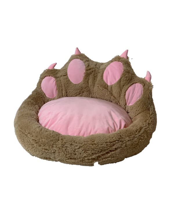 GO GIFT Hund- och kattbädd - kamel - 75x75 cm
