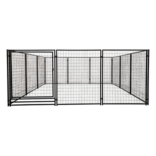 Trekker Hundegård 4.5x4.5x1.83m, Svart