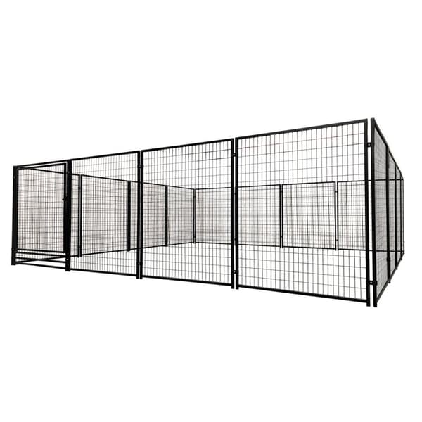 Trekker hundgård 6x6x1,83m, svart
