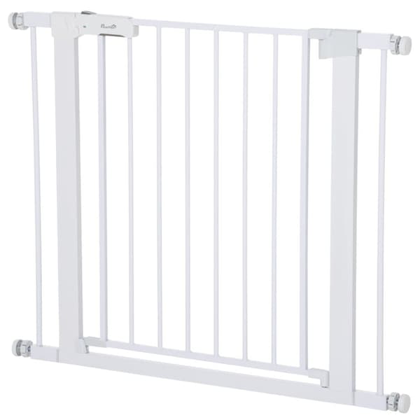 Turvaportti, 75-96L x 76K cm, Valkoinen