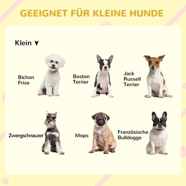 Hundehus, 71x58x53/77 cm, Grå