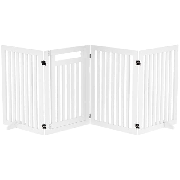 Sikkerhedsport, 240x1.8x81 cm, Hvid