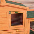 Pikkukuva 8 / 10: Rootz Small Animal Cage - Kanin ulkokäyttöinen - Pienin eläinkotelo - Talvi- ja Turvallinen ja tukeva - 150 cm x 45 cm x 85 cm