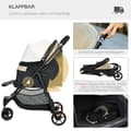 Miniatyrbild 5 av 10: Rootz Foldbar Pet Buggy - Dog Buggy - Bärbar hundvagn - Regnskydd - 80,5 cm x 51,5 cm x 100 cm
