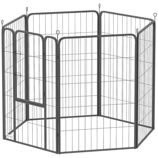 Rootz Dog Playpen - Puppy -kotelo - Pet -aita - Vahva ja taitettava - 136 cm x 68cm x 100cm