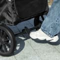 Miniatyrbild 9 av 10: Rootz Dog Car Foldbar Buggy - Pet Barnvagn - hundbärare - Shock -Absorbing - 124 cm x 67 cm x 100 cm - för stora hundar upp till 30 kg, grå, svart