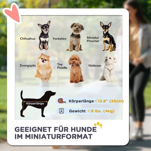 Rootz 3 -i -1 vikbar husdjursvagn - hundbil - djurbärare - hållbart oxford tyg - 76 cm x 50 cm x 102 cm