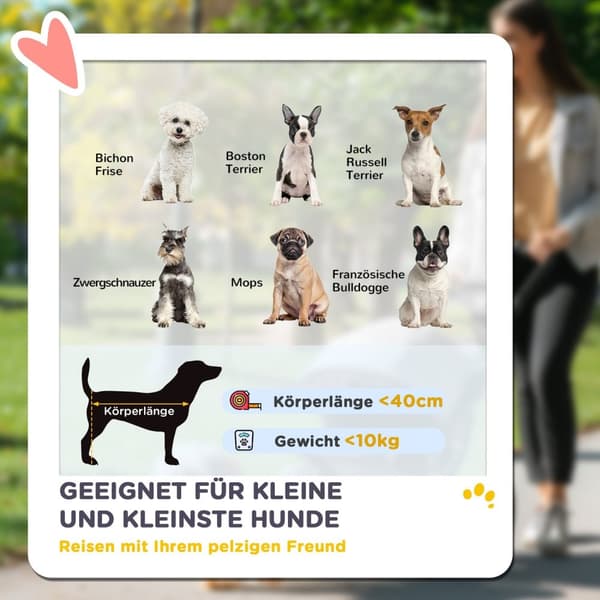Rootz Dog Car Buggy - husdjurstransportvagn - Fällbar husdjursbärare - Lätt design - 80 cm x 48,5 cm x 106 cm