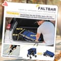 Pikkukuva 6 / 10: Rootz Dog CAR - PET -STORTALI - Kompakti kantaja - taitettu ja kevyt - verkkoikkunat - 80L x 48,5w x 106h cm