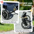 Pikkukuva 8 / 10: Rootz Dog CAR - PET -STORTALI - Kompakti kantaja - taitettu ja kevyt - verkkoikkunat - 80L x 48,5w x 106h cm