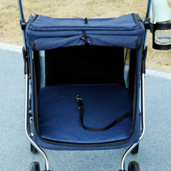 Rootz Dog CAR - PET -STORTALI - Kompakti kantaja - taitettu ja kevyt - verkkoikkunat - 80L x 48,5w x 106h cm