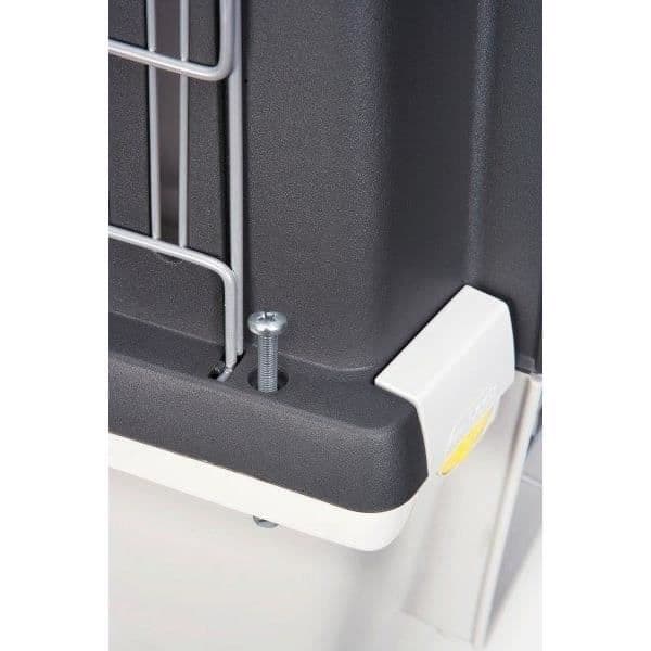KERBL - Koirankuljetuslaatikko - GULLIVER MEGA - 70 x 50 x 51 cm - Harmaa
