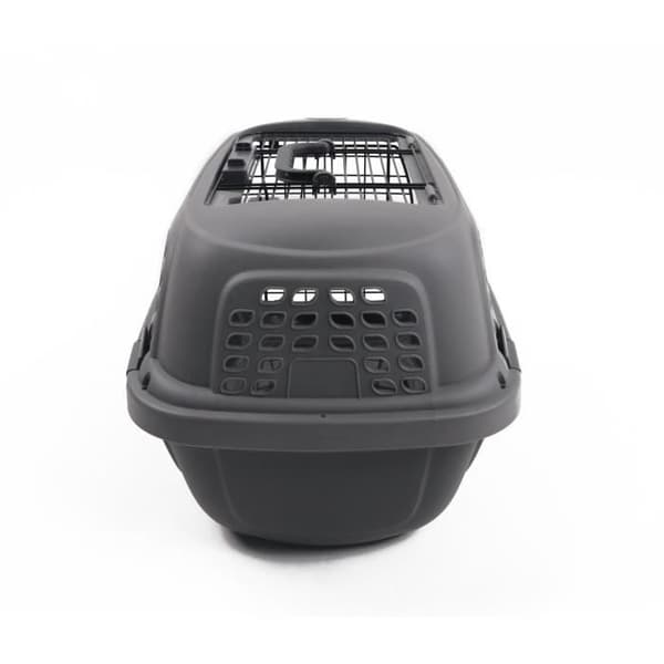 M.PETS ECO GIRO Kattetransport - Plastikbur - Størrelse S - Grå